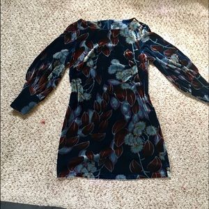 Velvet blue dress by ann taylor size 6